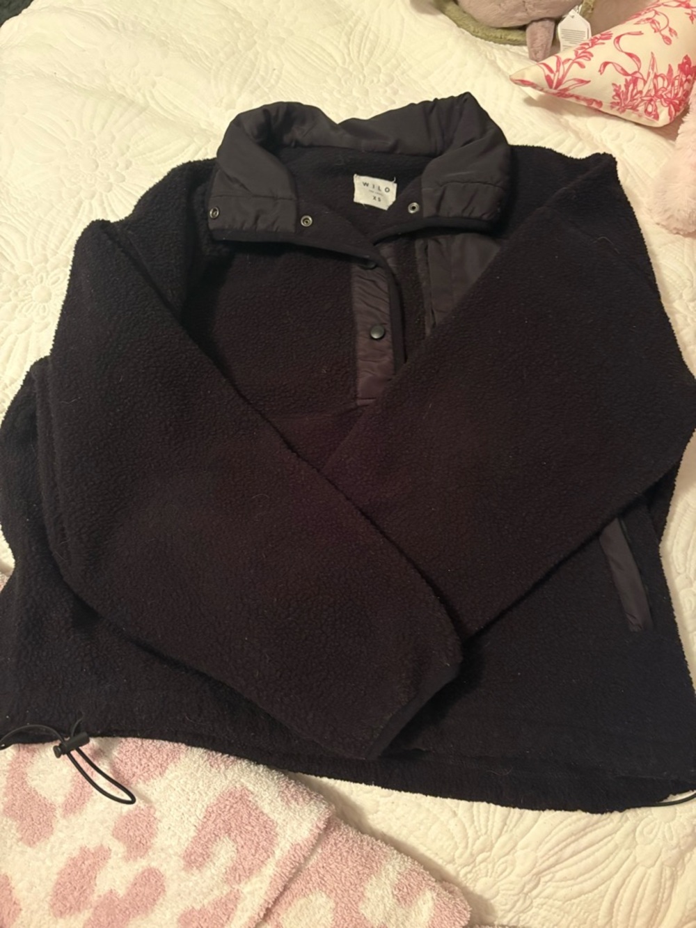 Wilo Black Fleece Pullover
